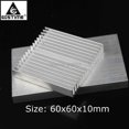 thumbnail image 1 of FOR 30PCS 60x60x10mm Aluminum HeatSink Radiator Heat Sink for Chip IC LED Cooling, 1 of 1