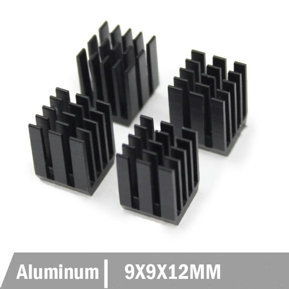 FOR 30PCS 9x9 x12MM Aluminum Heat sink Chipset Cooler Heatsink with 3M Tape