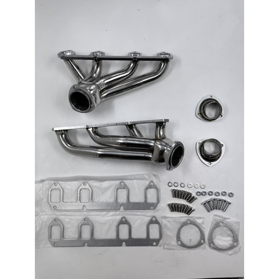 FOR 330/360/390-428 FORD BIG BLOCK FE STAINLESS SHORTY HEADER EXHAUST MANIFOLD