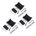 thumbnail image 1 of FOR 3X For Pi 4 Aluminum Case With Dual Cooling Fan Metal Shell Black Enclosure For Pi 4 Model B, 1 of 1
