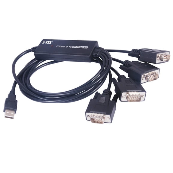 FOR 4 Port USB to Serial RS232 DB9 Adapter Cable
