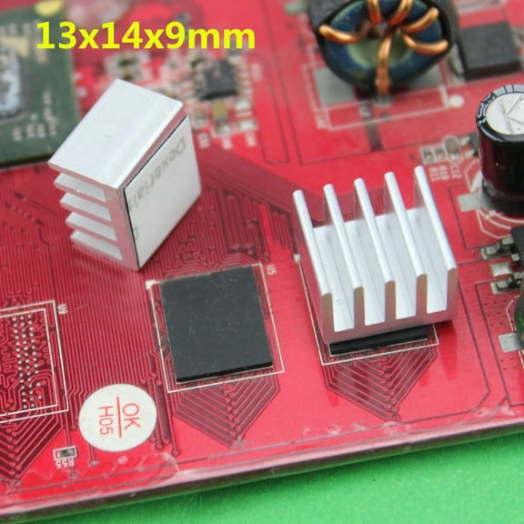 FOR 40pcs/set 13X14X9mm Aluminium Heatsink IC Chipset Heat Sink Cooling Cooler