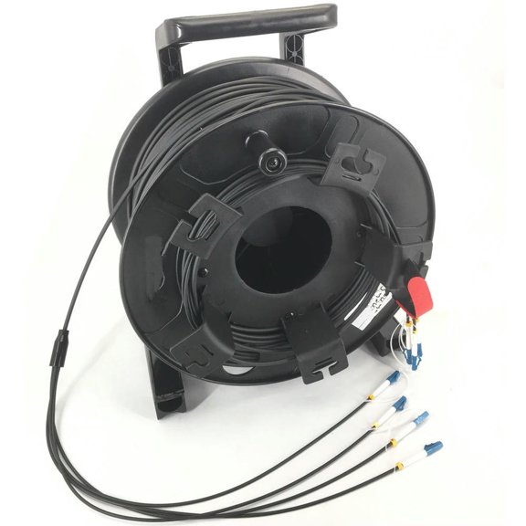 FOR 4C,G657A1,100M,SM,TPU Jacket, Patch Cord,Dia:4.5mm,LC/UPC-LC/UPC Fiber Optic Patch cord with REEL PCD310 1pcs