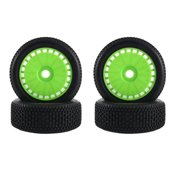 FOR 4Pcs 116Mm 1/8 RC Off-Road Tires Wheel 17Mm Hex for Team WR8 Hobao,1