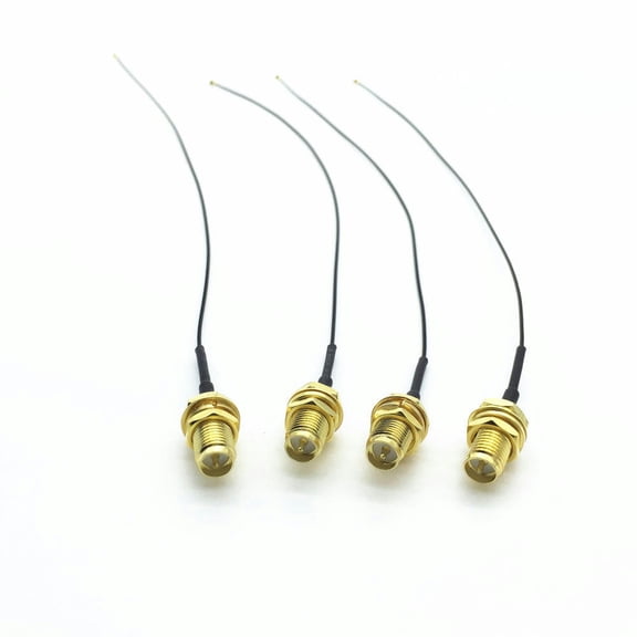 FOR 4Pcs I-PEX U.FL IPEX MHF4 to RP-SMA Pigtail for /M.2 / /3G/4GModules