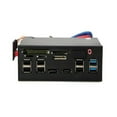thumbnail image 1 of FOR 5.25"PC Media Dashboard Multi-Function Front Panel 2-Port USB 3.0 +6-Port + USB2.0 All In 1 Card Reader + eSATA+ SATA+Auido Port, 1 of 1