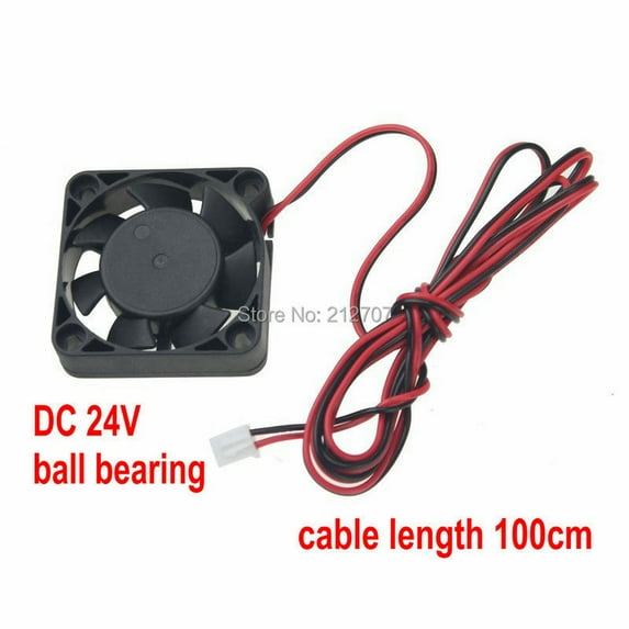 FOR 5 PCS for 3D Printer Fan 40mm 24V Ball Bearing Brushless DC Cooling Cooler 40x40x10mm
