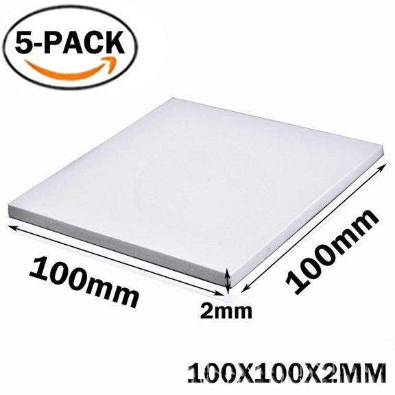 FOR 5 Piece Lot 100mm x 100mm x 2MM White Chip Heatsink Conductive Pad Silicon Thermal Pads
