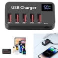 thumbnail image 1 of FOR 5-Port USB 50W for Phone Tablets Fast USB LED Display, 1 of 1