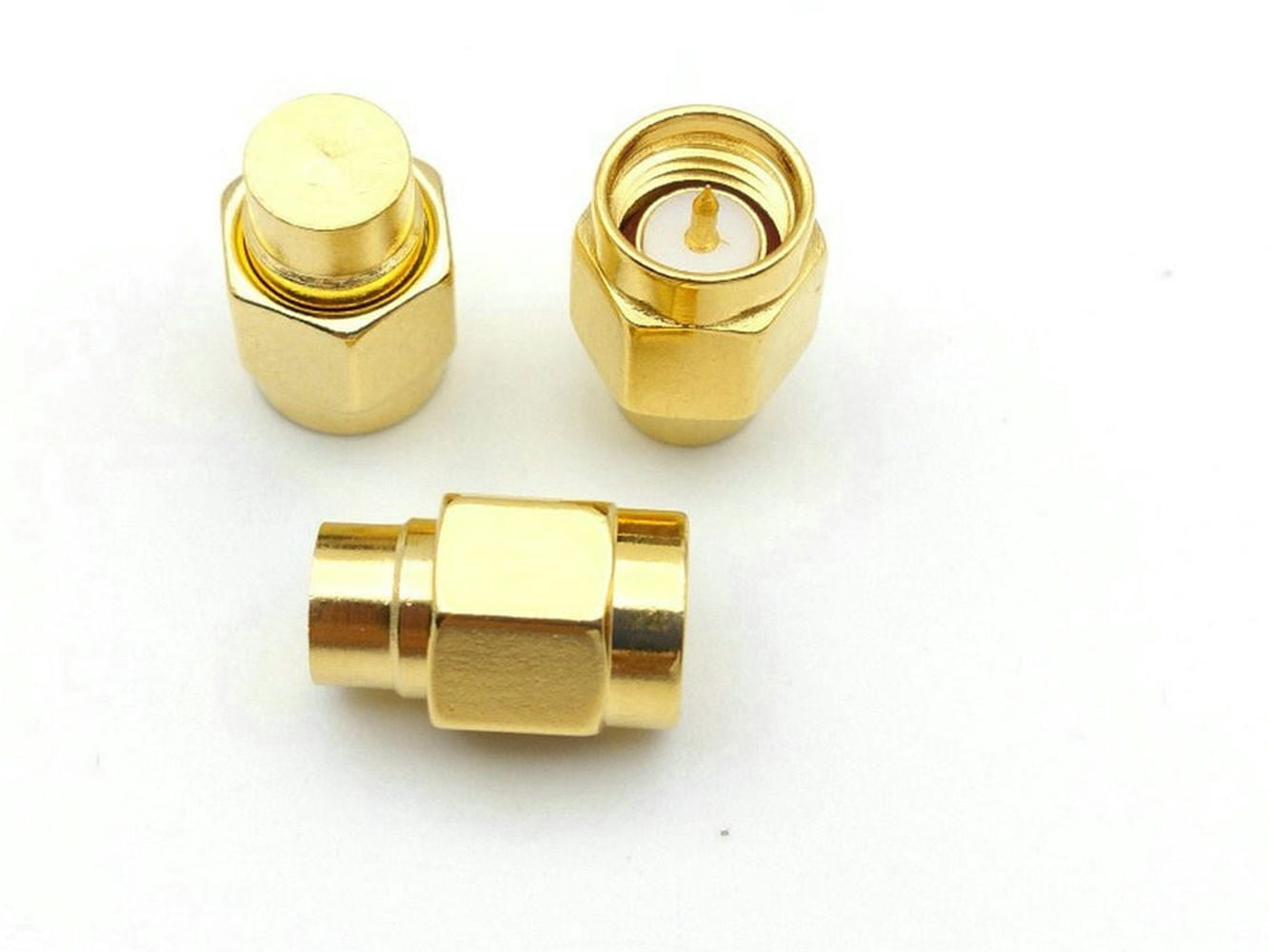 Sma Load FOR 50 pcs brass 2W 6GHz SMA 50 OHM Coaxial Termination LOADS SMA male ...