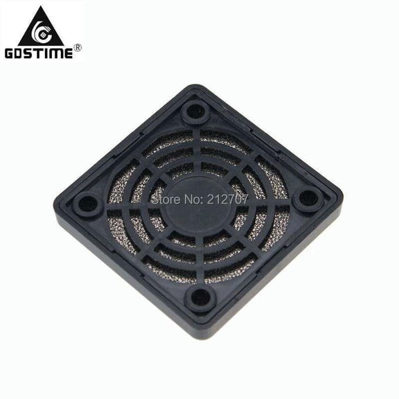 FOR 50PCS 50mm Fan Dustproof Cover Computer Case Mesh PC Dust Filter Black 5cm