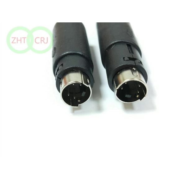 FOR 50PCS Mini 4 Pin DIN Male Plug With Plastic Handle Soldering cables DIY