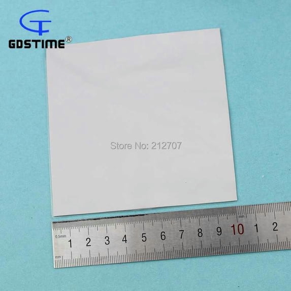 FOR 50Pcs 100x100x1.5mm White Conduction Heatsink Thermal Compounds Thermal Pads Pad