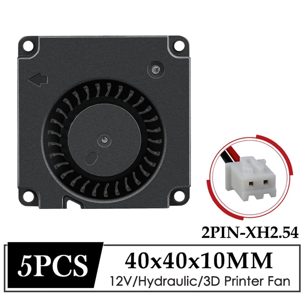 FOR 5Pcs 40MM Cooler DC 12V 2PIN 40x40x10MM Blower Fan 40MM Small ...