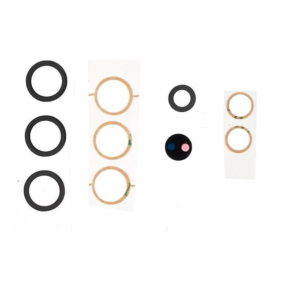 FOR 5Pcs/Set For S22 5G S908 Phone Rear Camera Rim Lens Cover