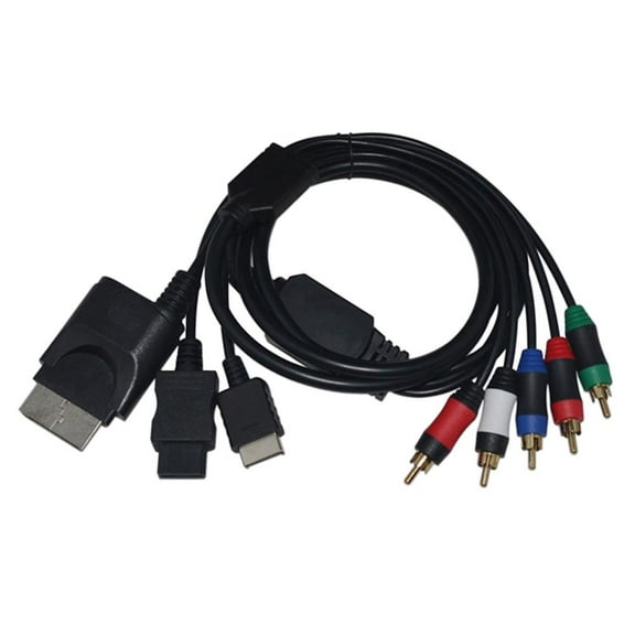 FOR 5pcs Component Cable HDTV Audio Video AV 5RCA Cable for for PS2/PS3/360/1.8m
