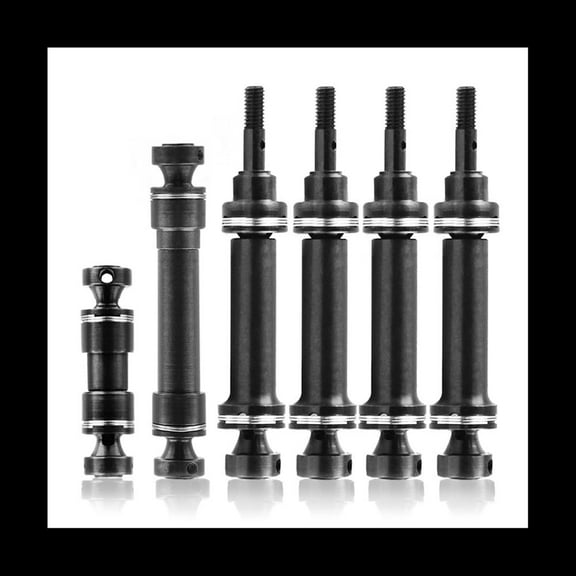 FOR 6Pcs Hardened Steel Front Rear Center Drive Shaft for 1/16 E- EREVO SUMMIT SLASH 4WD RC Car Upgrade Parts