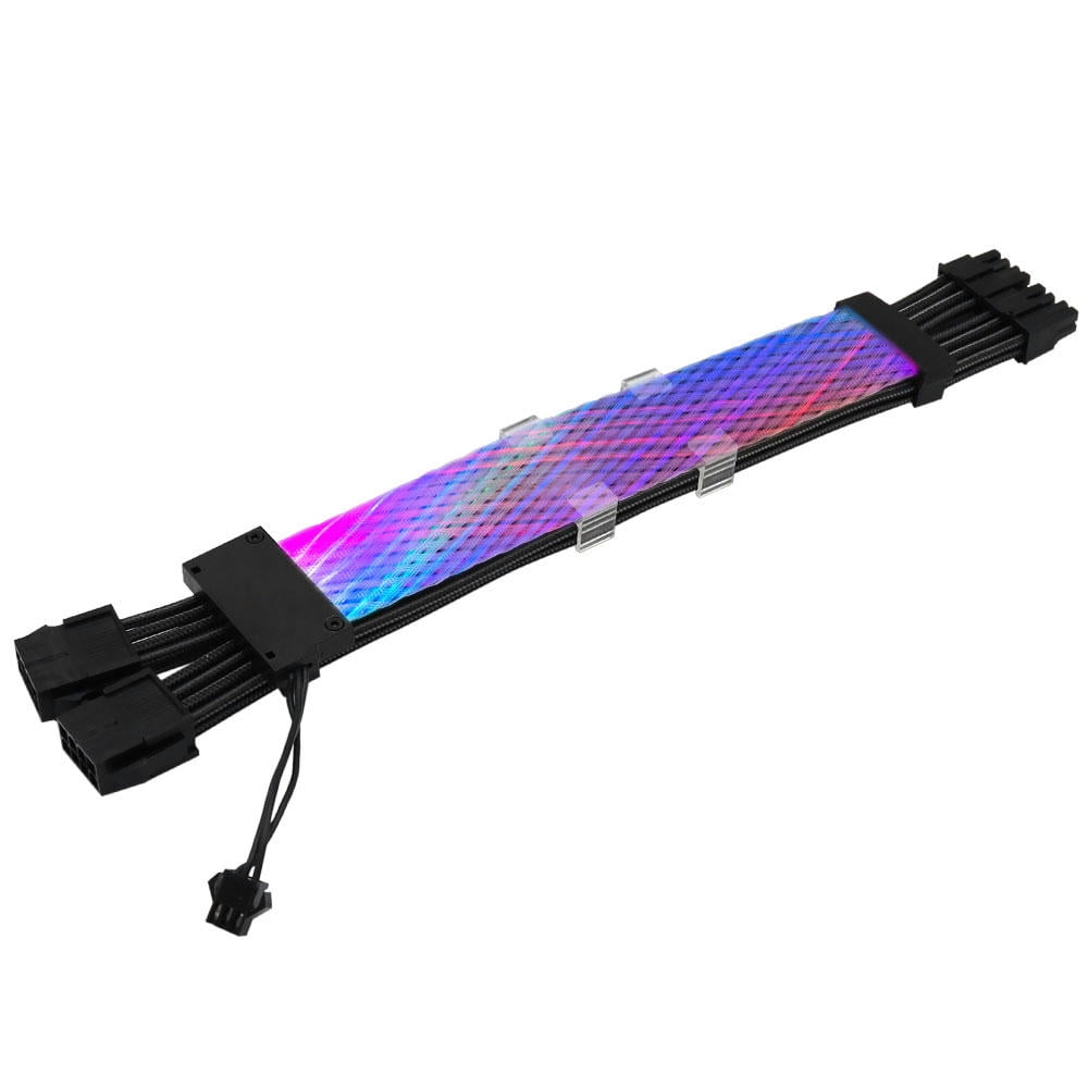 FOR 8-Pin (4+4)*2 CPU Cable For 3-Pin 8-Pin*2 Mesh CPU Extension Cable ...