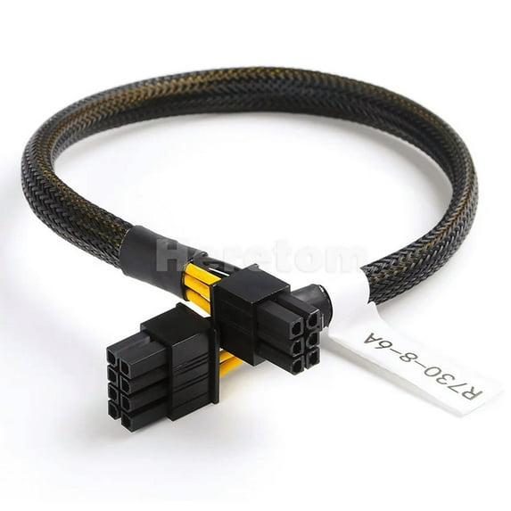 FOR 8 Pin to 6 Pin PCI Express Graphics Card GPU Power Adapter Cable for R730