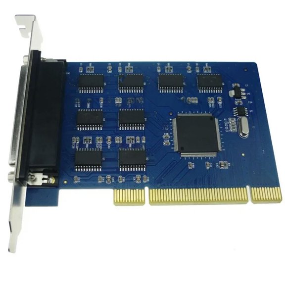 FOR 8 Ports PCI RS232 COM DB9 Printer Expansion Card Multi Serial Controller Win8 win10