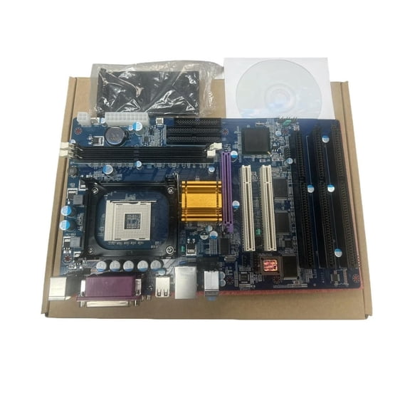 FOR 845GV, motherboard with 3 ISA 2PCI slots, 2 COM, 2 IDE, slot 478, VGA,