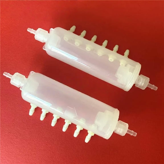 FOR 8pcs printer white Ink Circulation Splitter Buffer Bottle XP600 4720 I3200 Printhead DTF DTG Filter