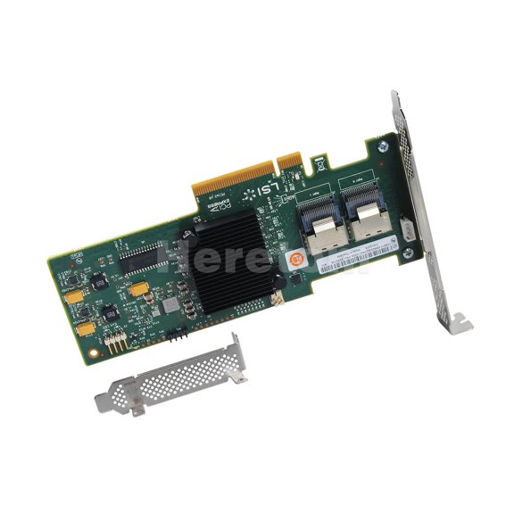 LSI MegaRAID SAS 6Gbps 8-Port PCIe 2.0 SATA/SAS RAID Controller Card - 9240-8i
