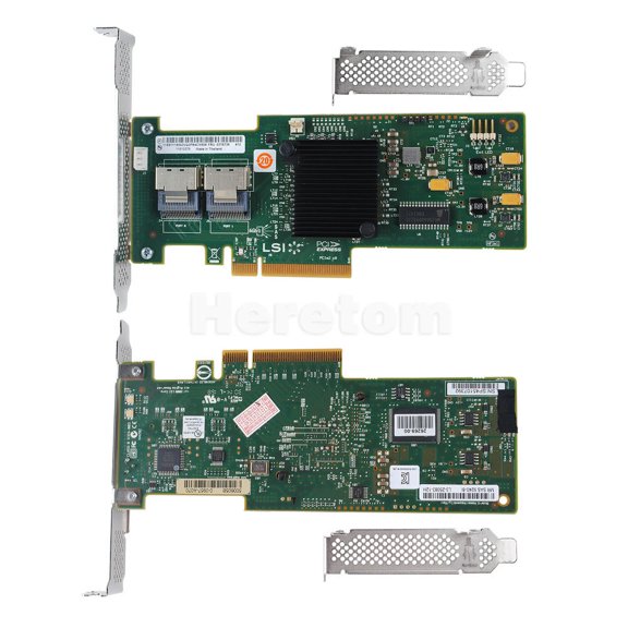 LSI MegaRAID SAS 6Gbps 8-Port PCIe 2.0 SATA/SAS RAID Controller Card - 9240-8i