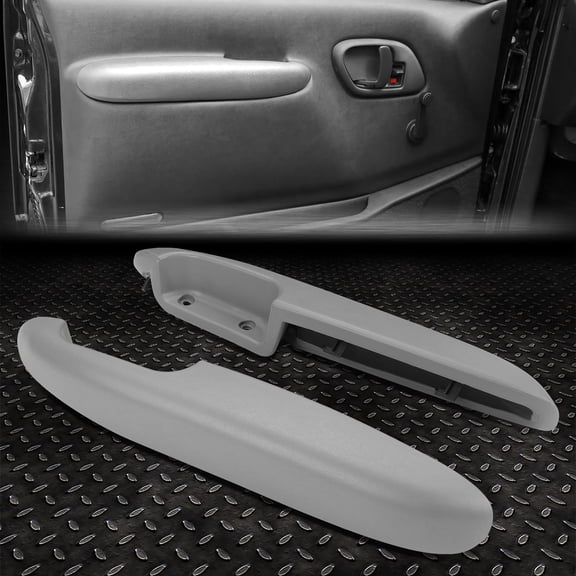 FOR 95-02 CHEVY GMC C/K PICKUP SILVERADO SUBURBAN PADDED FRONT DOOR ARMREST GRAY