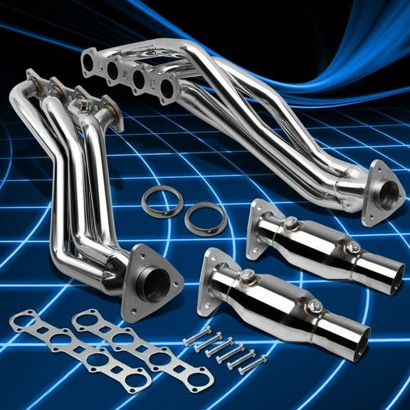 FOR 99-04 FORD F150 HERITAGE PICKUP 5.4L PAIR STAINLESS STEEL EXHAUST HEADER