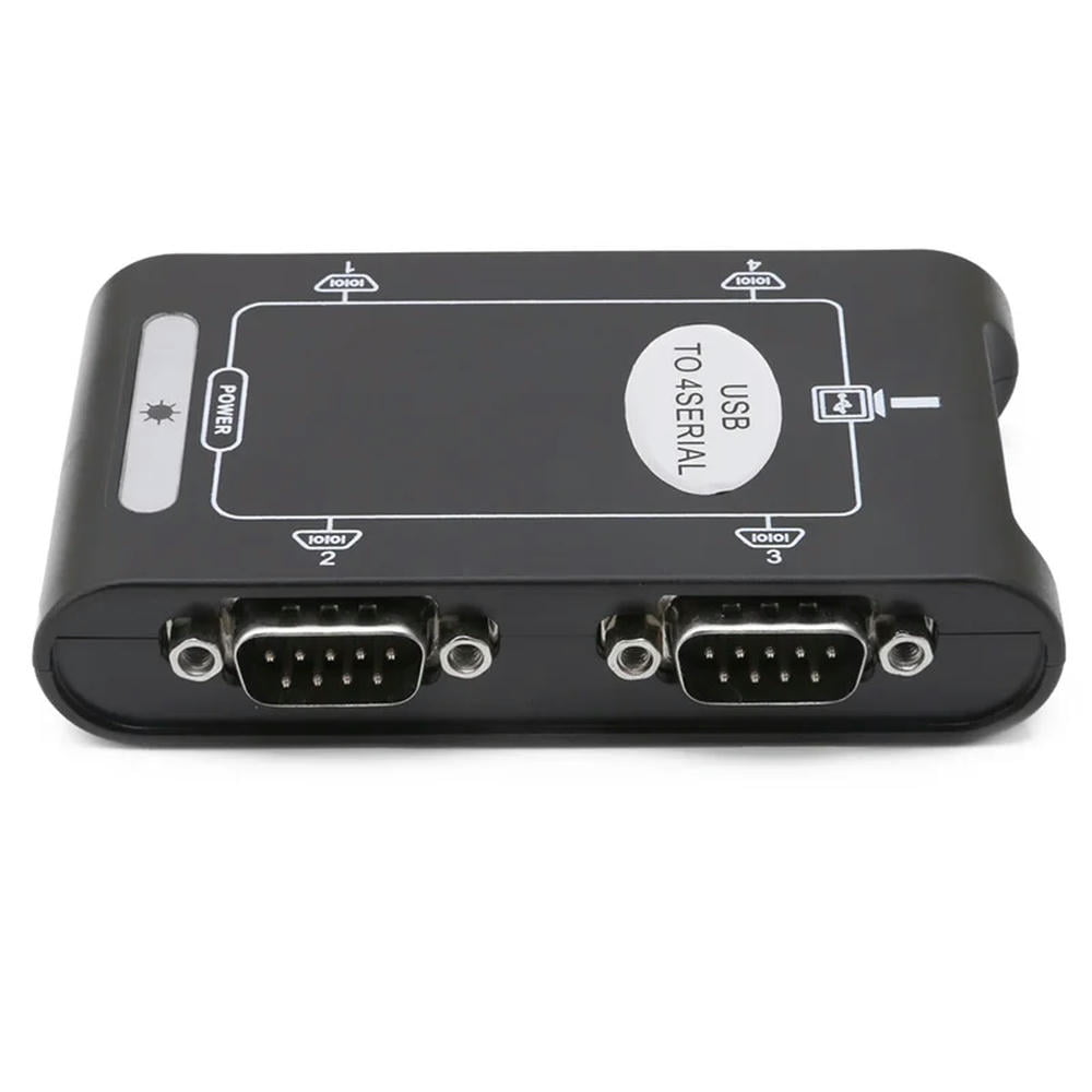 FOR 9pin RS232 USB 2.0 to 4 ports Serial DB9 COM Controller Connectors ...