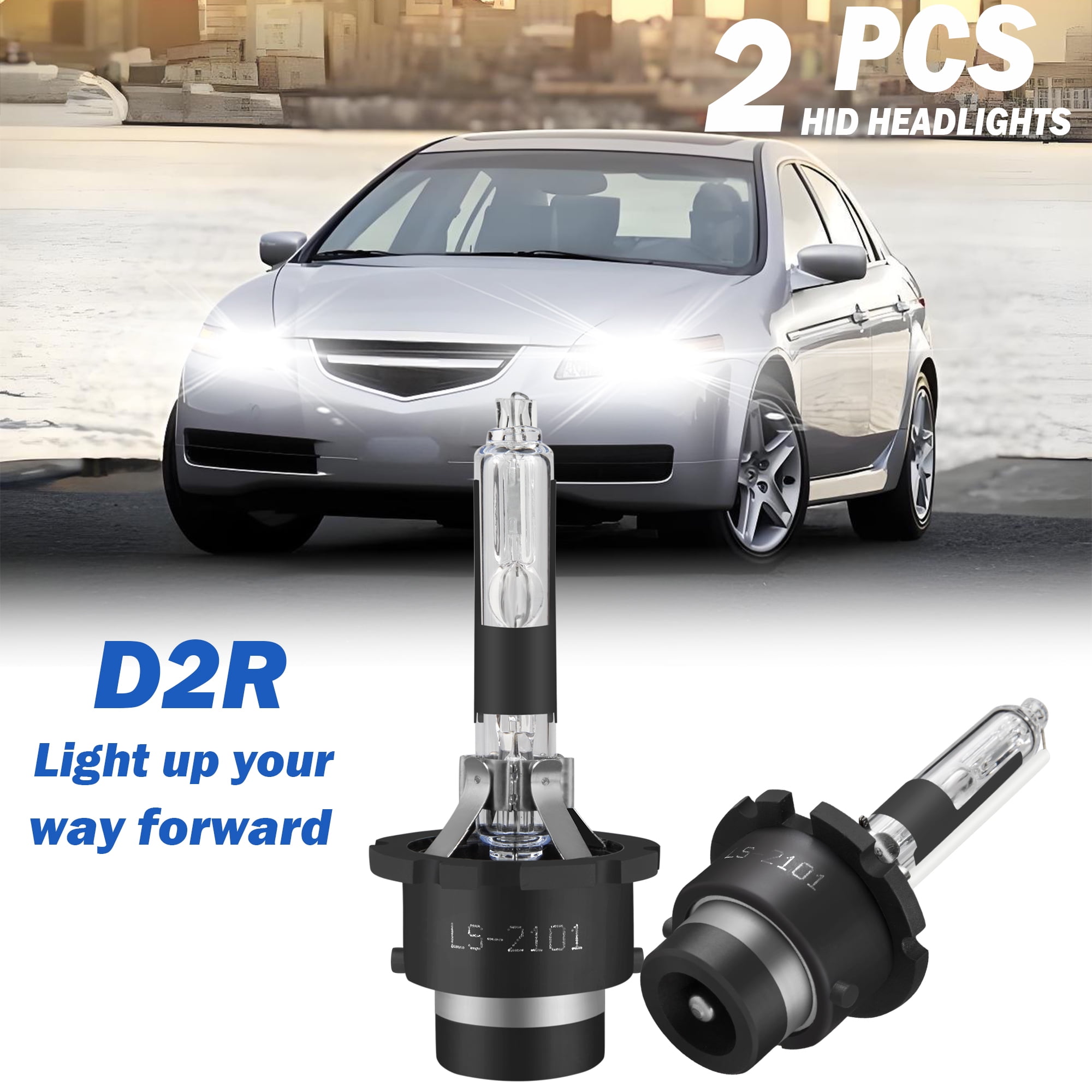 FOR ACURA TL 1999-2003 2x D2R Xenon HID Headlight Replacement Bulbs 35W  6000K - Walmart.com, image size:2000x2000