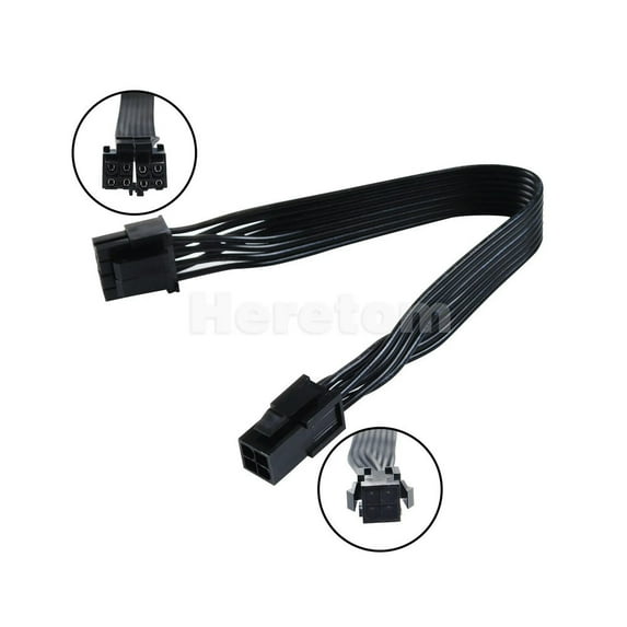 FOR ATX CPU 4 Pin to 8 Pin Adapter Cable Power 24 cm Length RoHS 18 AWG Gauge PSU EPS12V Mainboard Motherboard