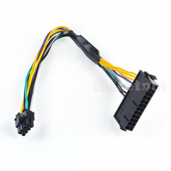 FOR ATX PSU Power Supply Cable 24PIN to 8 Pin For 3046 5040 7040 T3620 Connector Adapter Cable