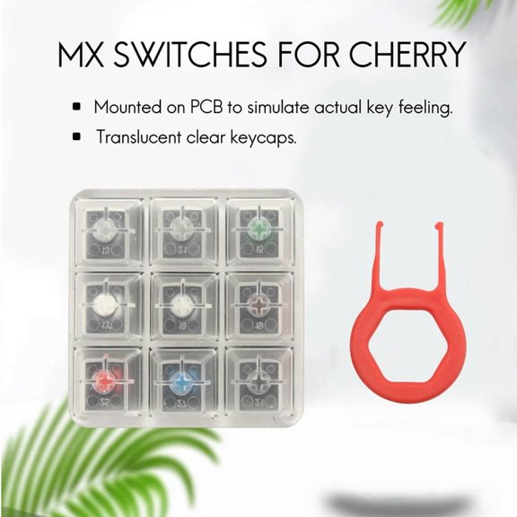 FOR Acrylic Keyboard Tester Plastic Keycap Sampler For MX Switches