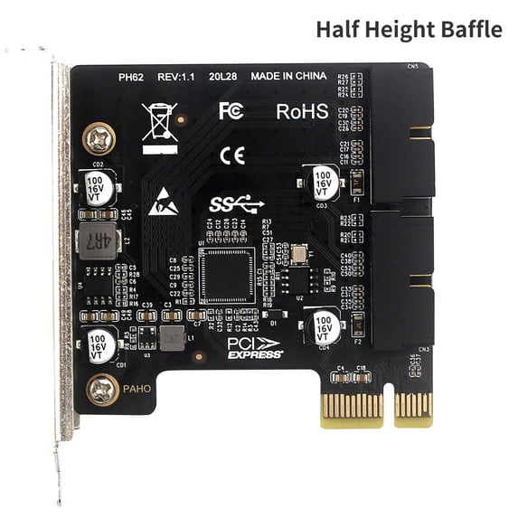 FOR Add Powerful Connectivity to Your Desktop with PCIE TO Dual 19pin/20pin CARD
