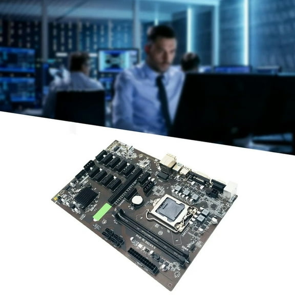 FOR B250 BTC Mining hine Motherboard 12 Pcie 16X Graphics Card Slot 1151 CPU Interface DDR4 SATA3.0 Mining Motherboard