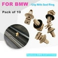 thumbnail image 1 of FOR BMW Sill Plate - Clip With Seal Ring 51477117532 Pack of 10 Beige NEW, 1 of 4