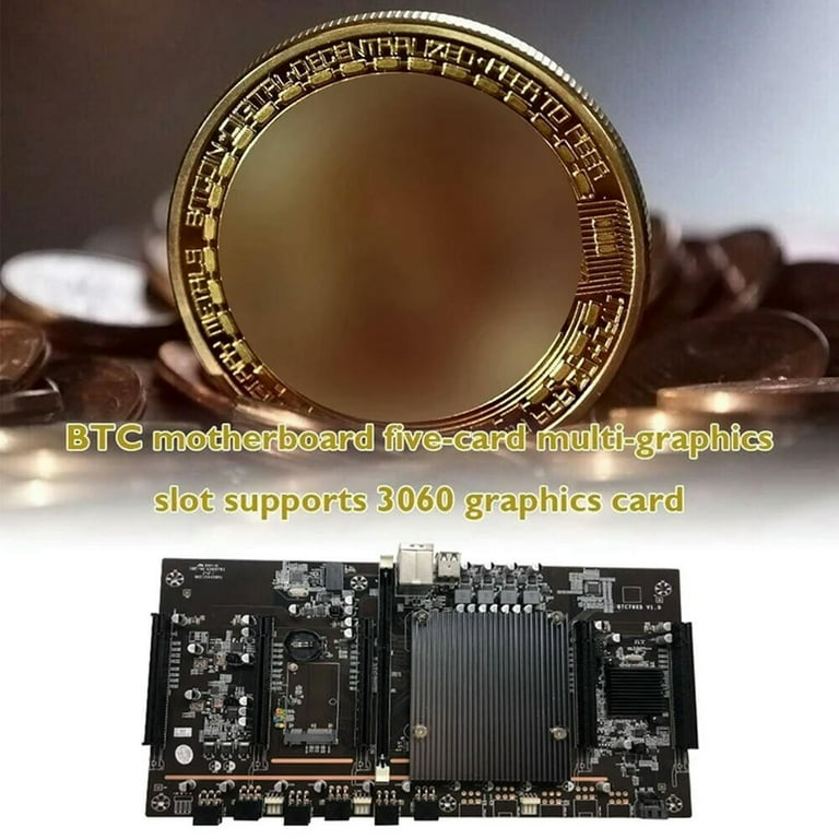 FOR BTC Mining Motherboard X79 H61 5X PCI-E 8X LGA 2011 DDR3