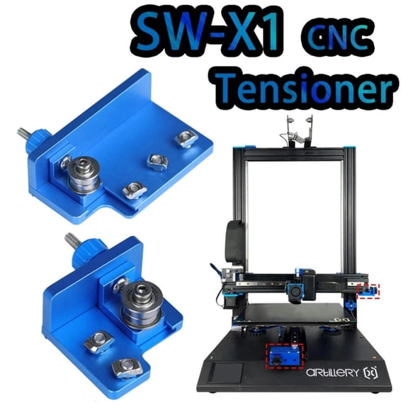 FOR Black Blue Synchronous Belt Stretch Straighten Teioner X-Axis Y-Axis for X1 X2 3D Printer Part Accessories