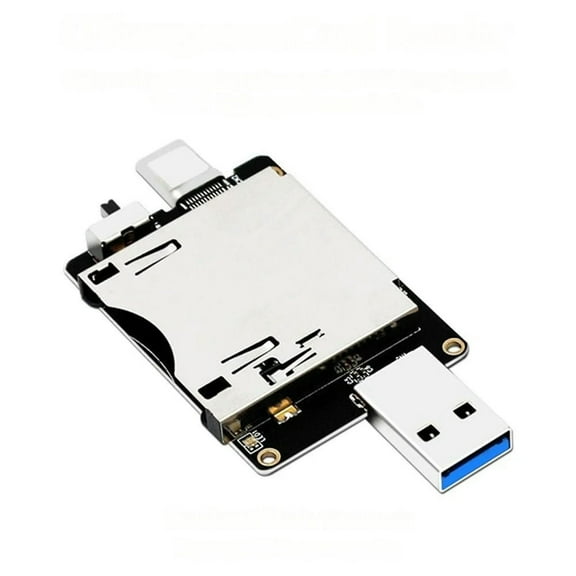 FOR CFexpress Card Reader USB 3.0 Type A/USB3.1 Type C 10Gbps to CF Express Riser Adapter JMS583 Chip for CF Express Type B Memory