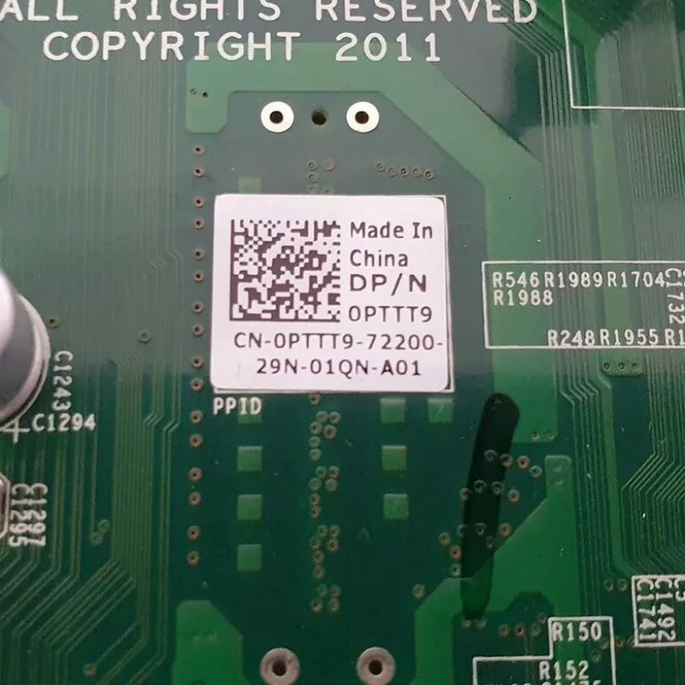 Board 0pttt9 Dell 0pttt9 Motherboard Sr0l8 CPU 16GB Ram – ZOMBIE COMPONENTS