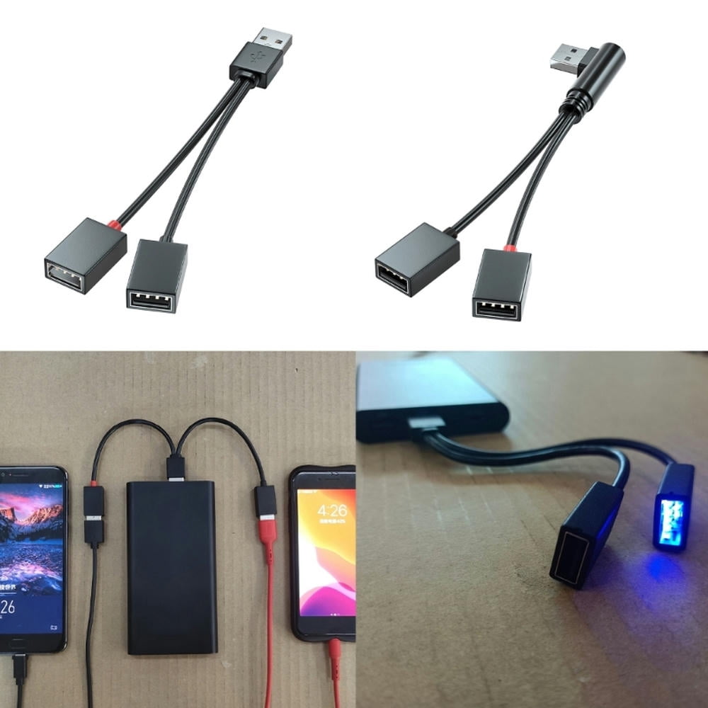 FOR Car USB Splitter for Mobile Power ,Computer USB Male to Female ...