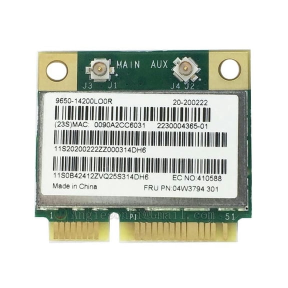FOR Card for BCM943142HM BCM43142 04W3794 04W3795 300M Half Mini PCI-E BT4.0 for