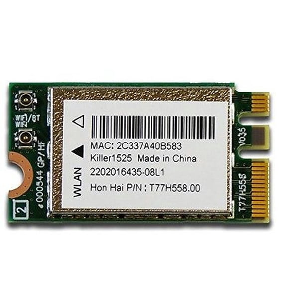 FOR Card for Killer 1525 802.11ac 867Mbps AC1525 + 4.0 M.2 E/A Key Mini Alienware