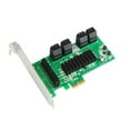 thumbnail image 1 of FOR Chipset 8 Ports SATA 6GB PCI Express Controller Card PCI-e to SATA 3.0 converter Supports NCQ Port Multiplier FIS, 1 of 1