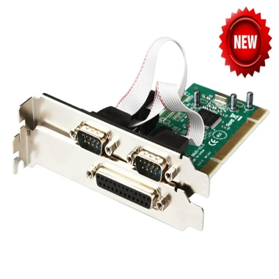 FOR Combo 2 DB-9 Serial (RS-232) + 1 DB-25 Parallel Printer (LPT1) Ports PCI Controller Card 9865 Industrial Multiport Serial
