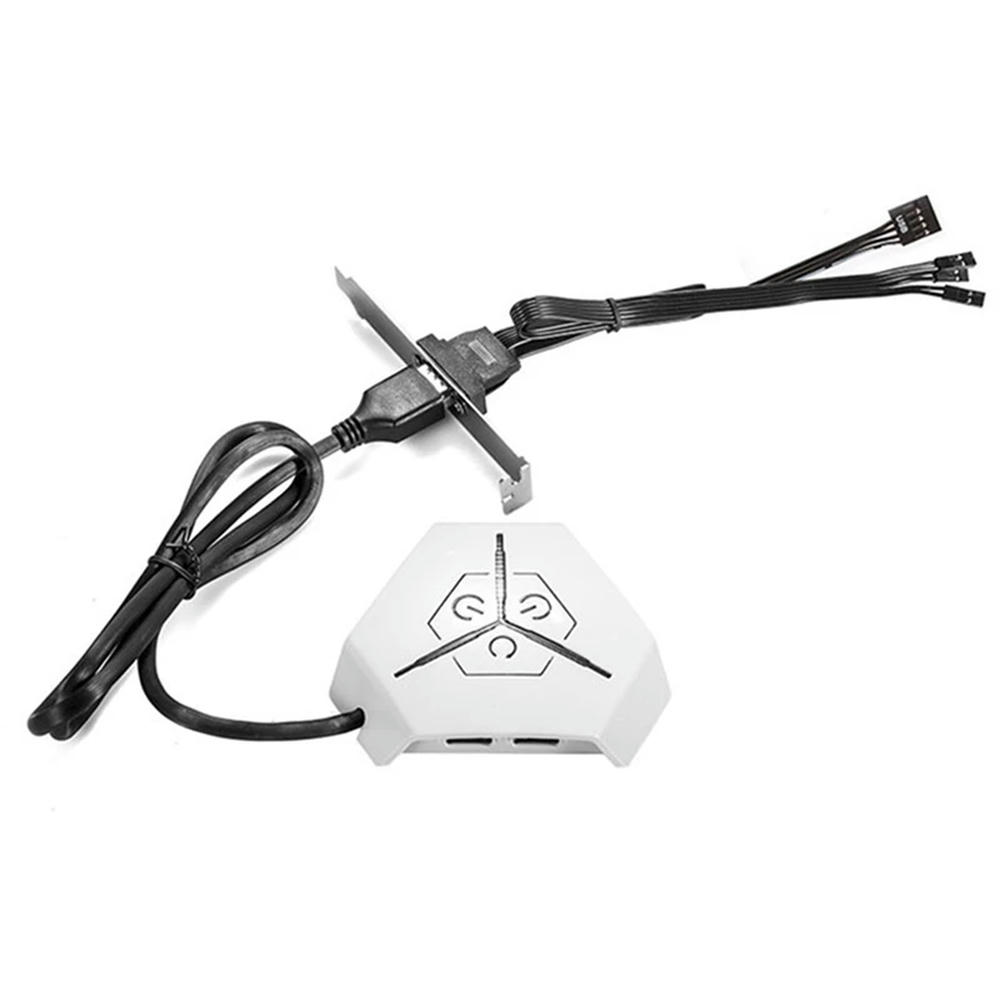 Port Button FOR Computer Power Supply Dual USB Ports Button ON/OFF Switch PC Case ...