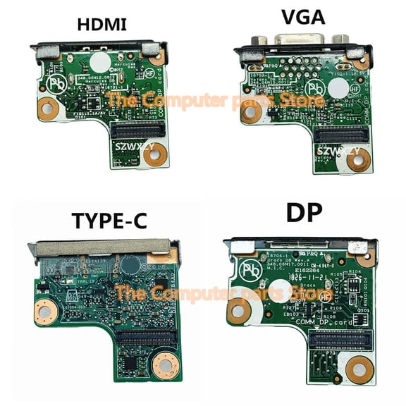 FOR Computer VGA HDMI DP TYPE-C Board For 400 600 800 G3 G4 G5 DM SFF 906321-001 906318-002 906315-001 L07094-001 Connectors