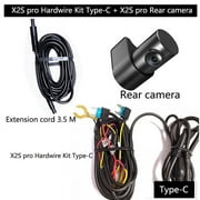 FOR DDPAI X2 / X2S pro Hardwire Kit Type-C + FOR DDPAI X2S pro Rear camera